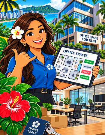 Office space rentals at Warehouse Solutions Hawaii in Kapolei