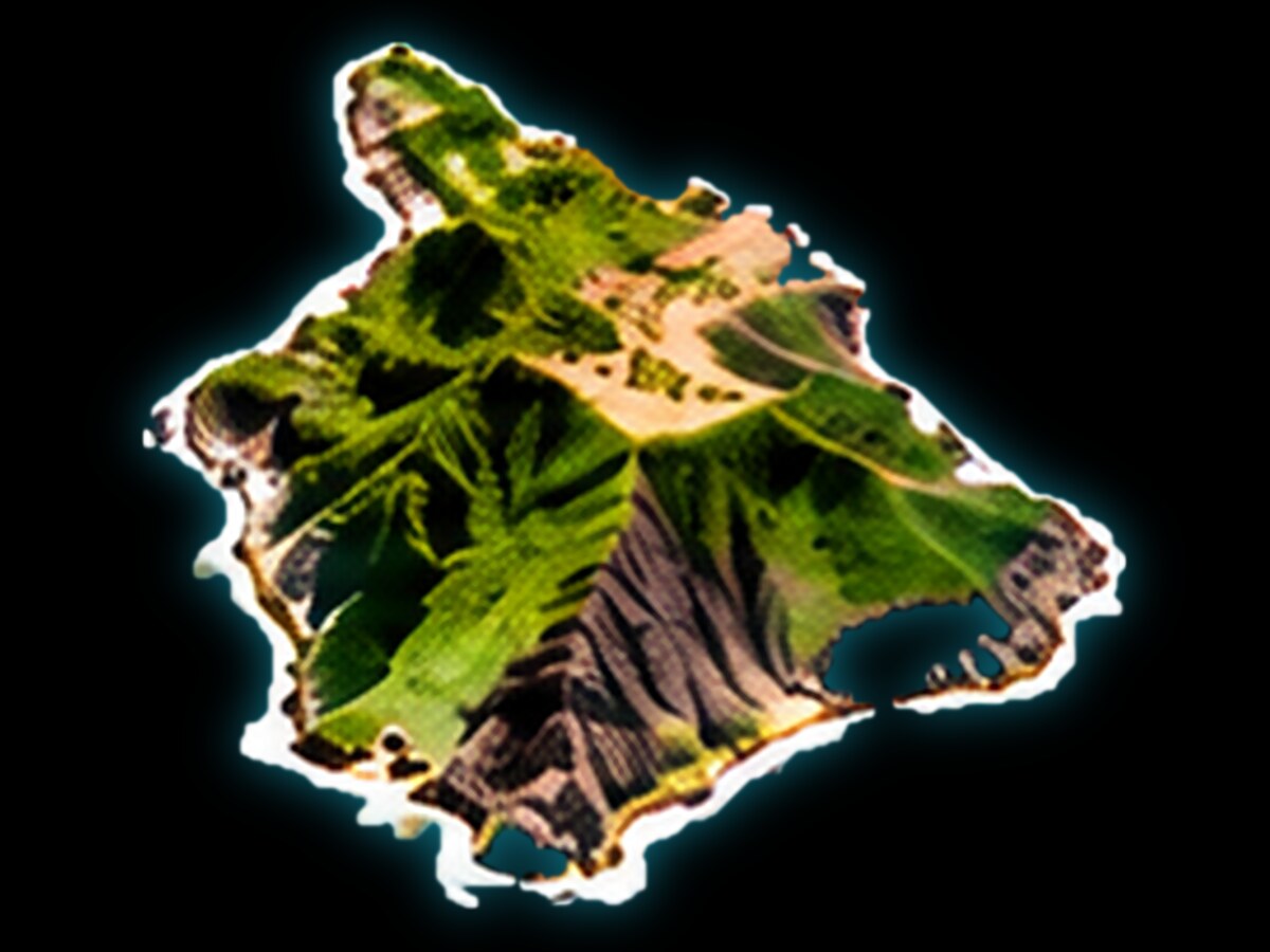 Hawaiʻi Island illustration